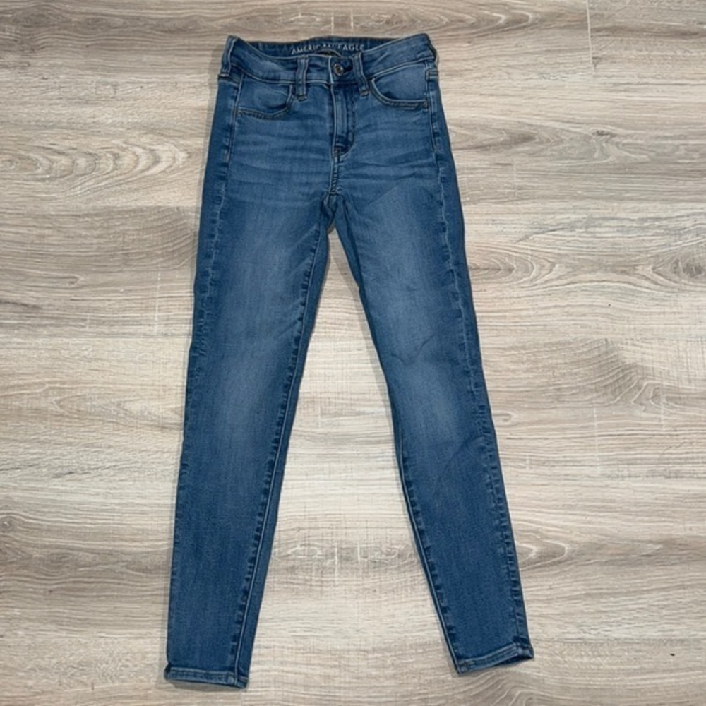 American eagle next level stretch blue jeans‎